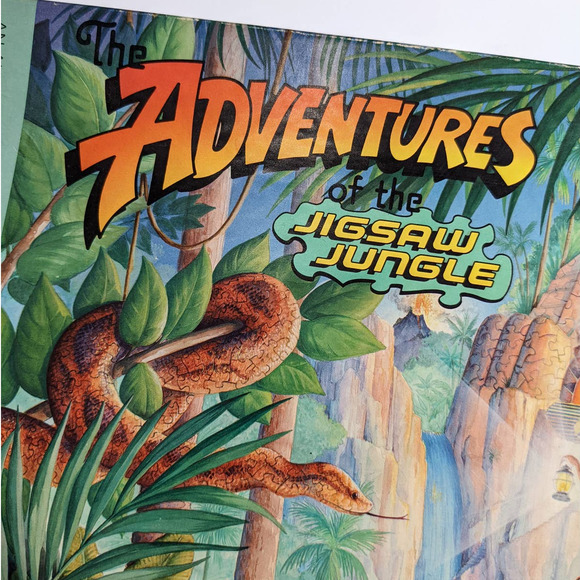 Vintage Jigsaw Puzzle "The Adventures of the Jigsaw Jungle" Springbok 1980's - Picture 4 of 10